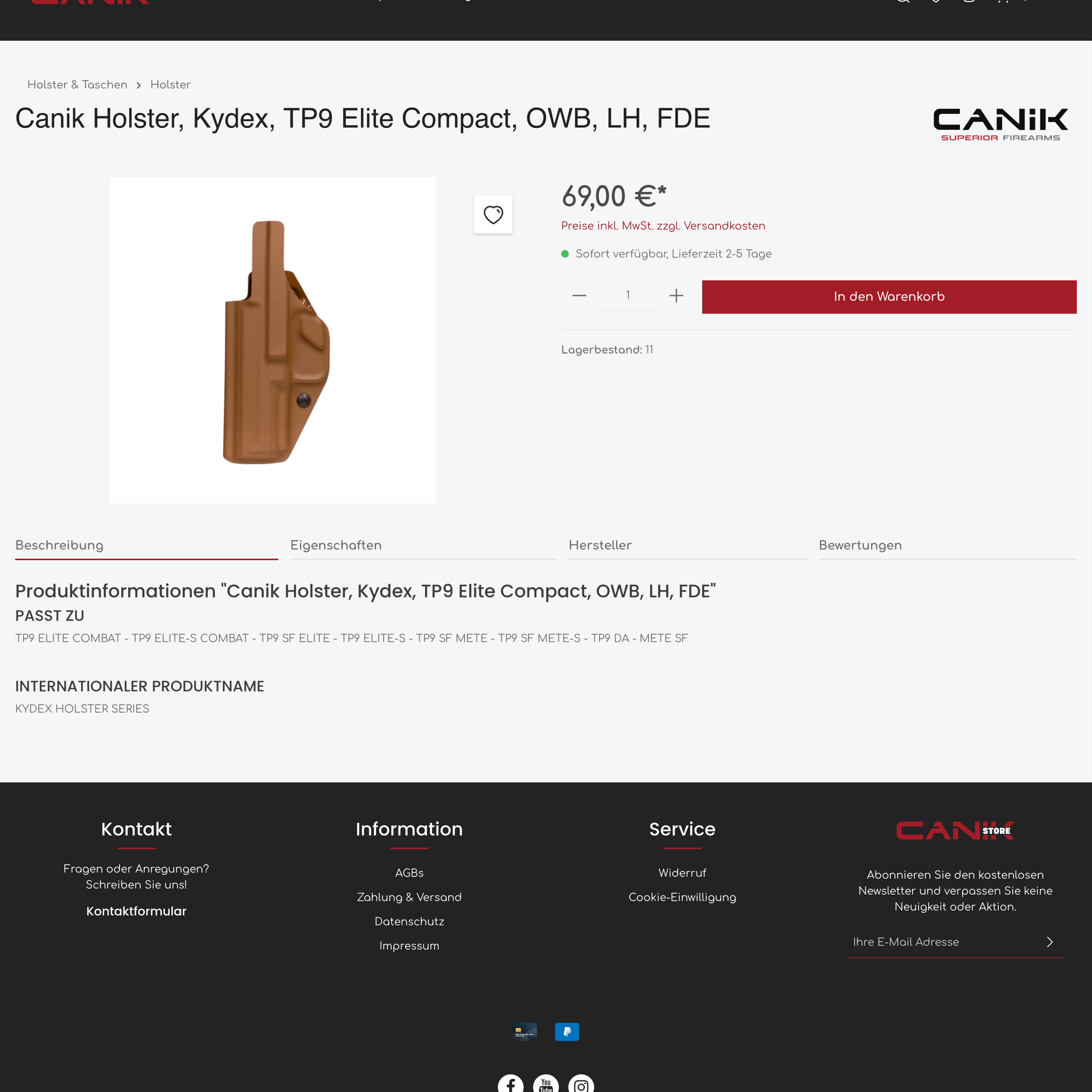 Produktdetailseite Produktdetailseite