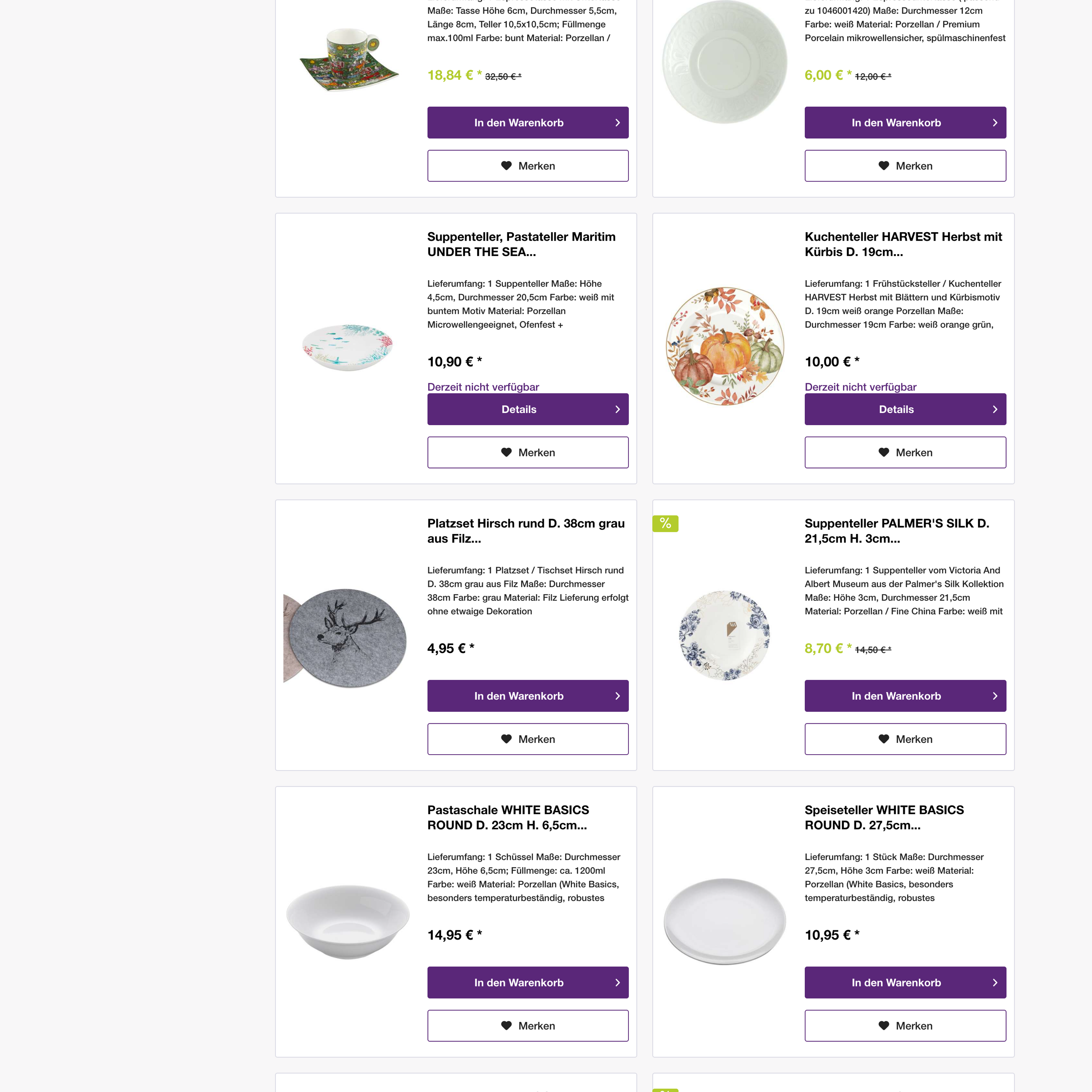 Old category page created with Shopware 5 Old category page created with Shopware 5