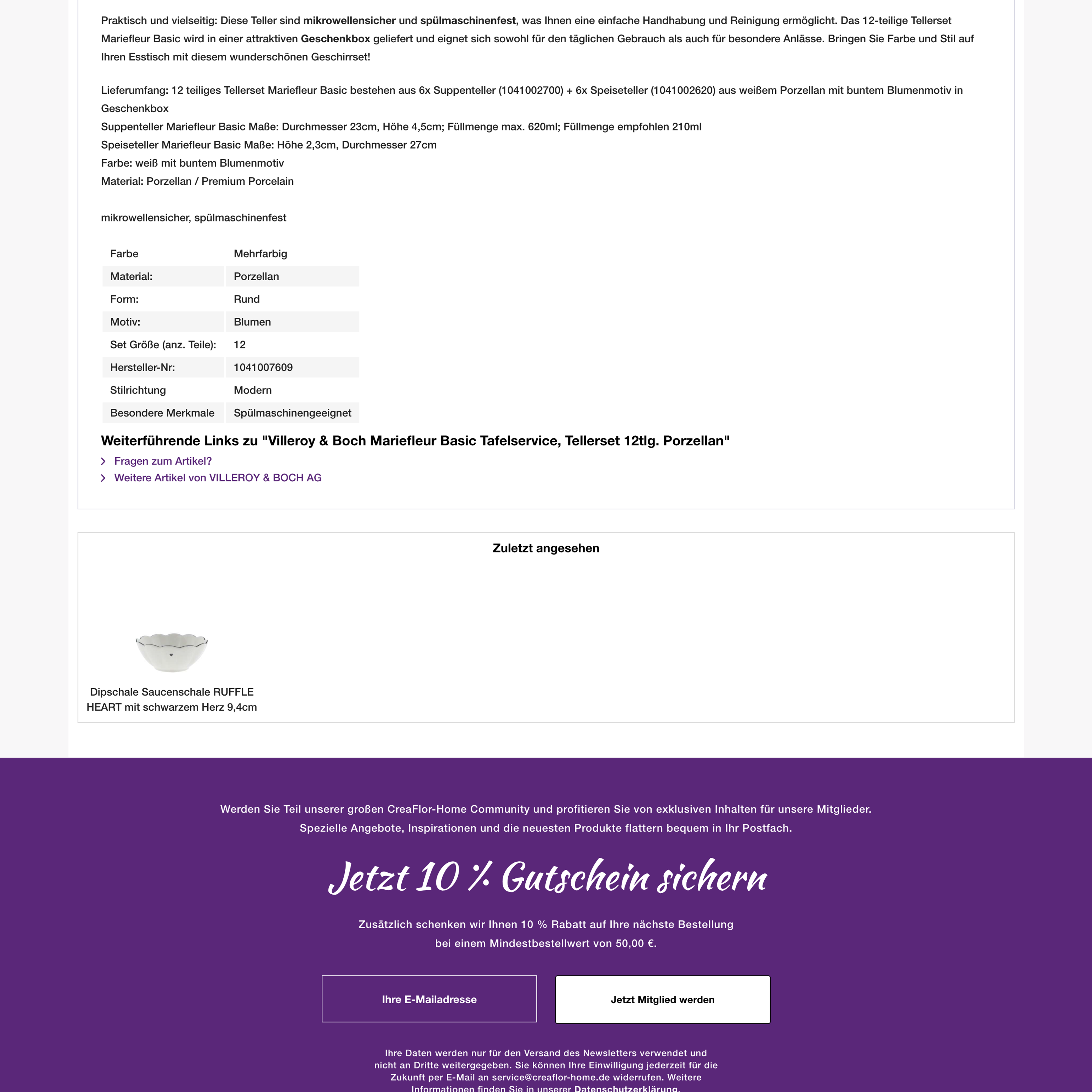Old product page created with Shopware 5 Old product page created with Shopware 5