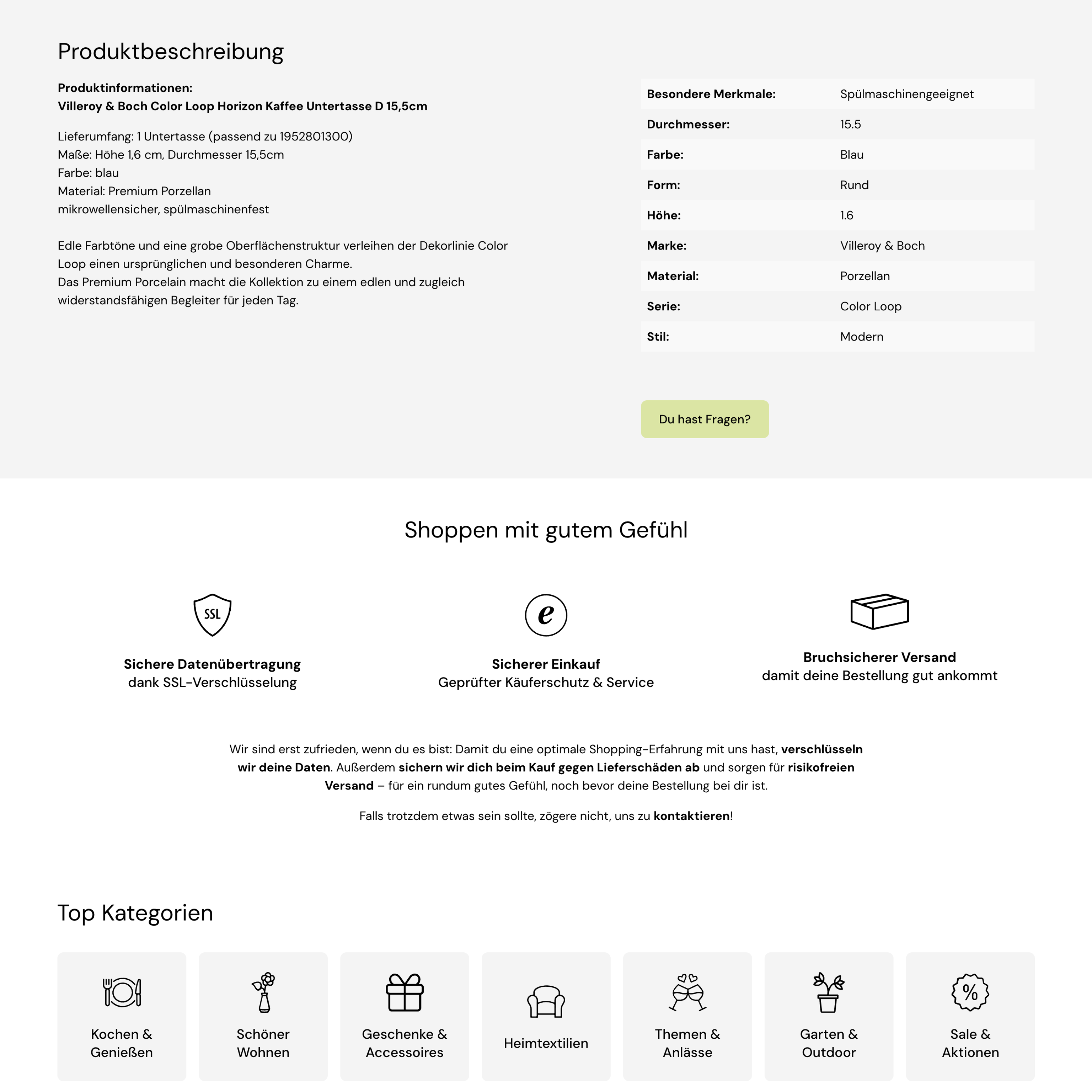 New product detail page created with Shopware 6 New product detail page created with Shopware 6
