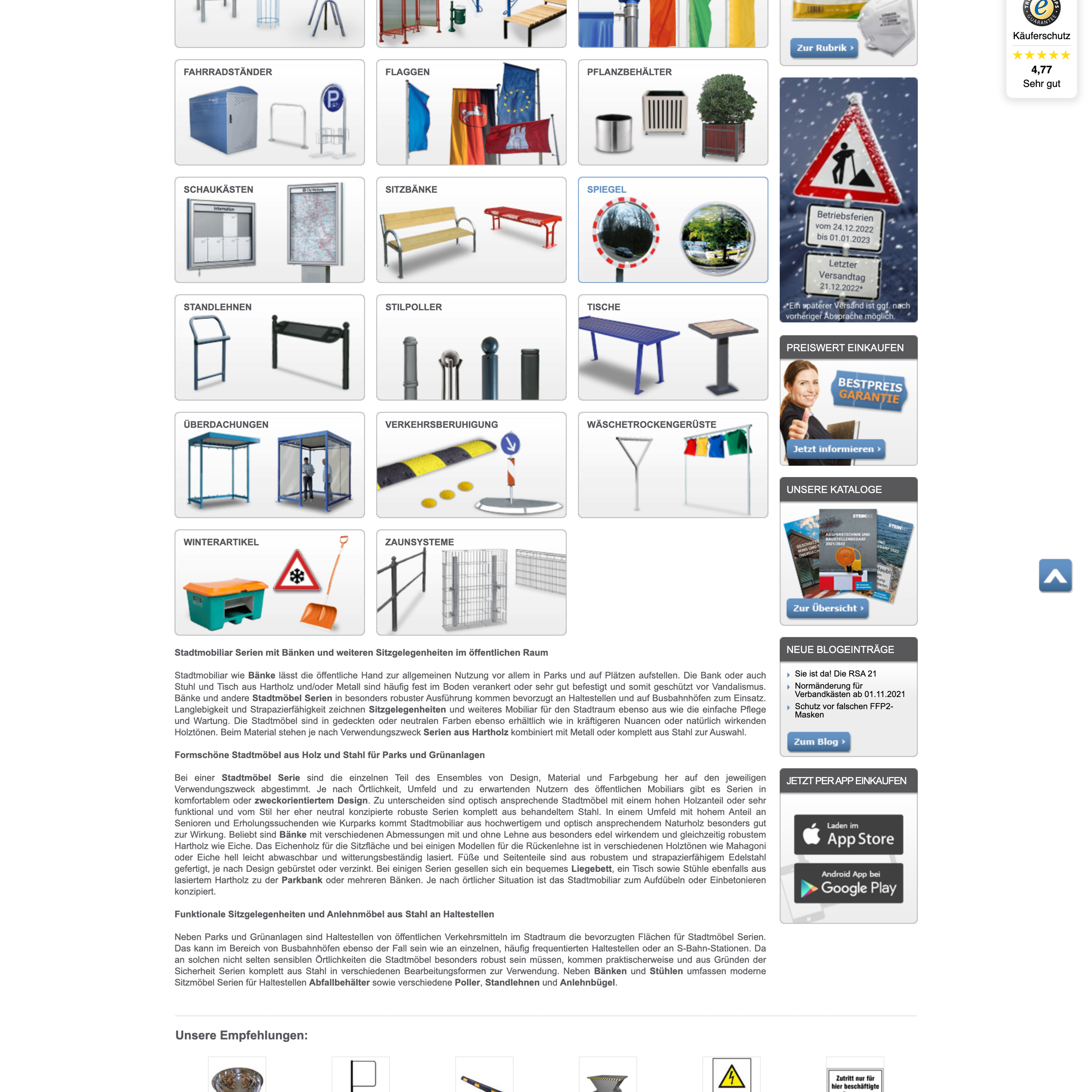 Old category page (Desktop) Old category page (Desktop)