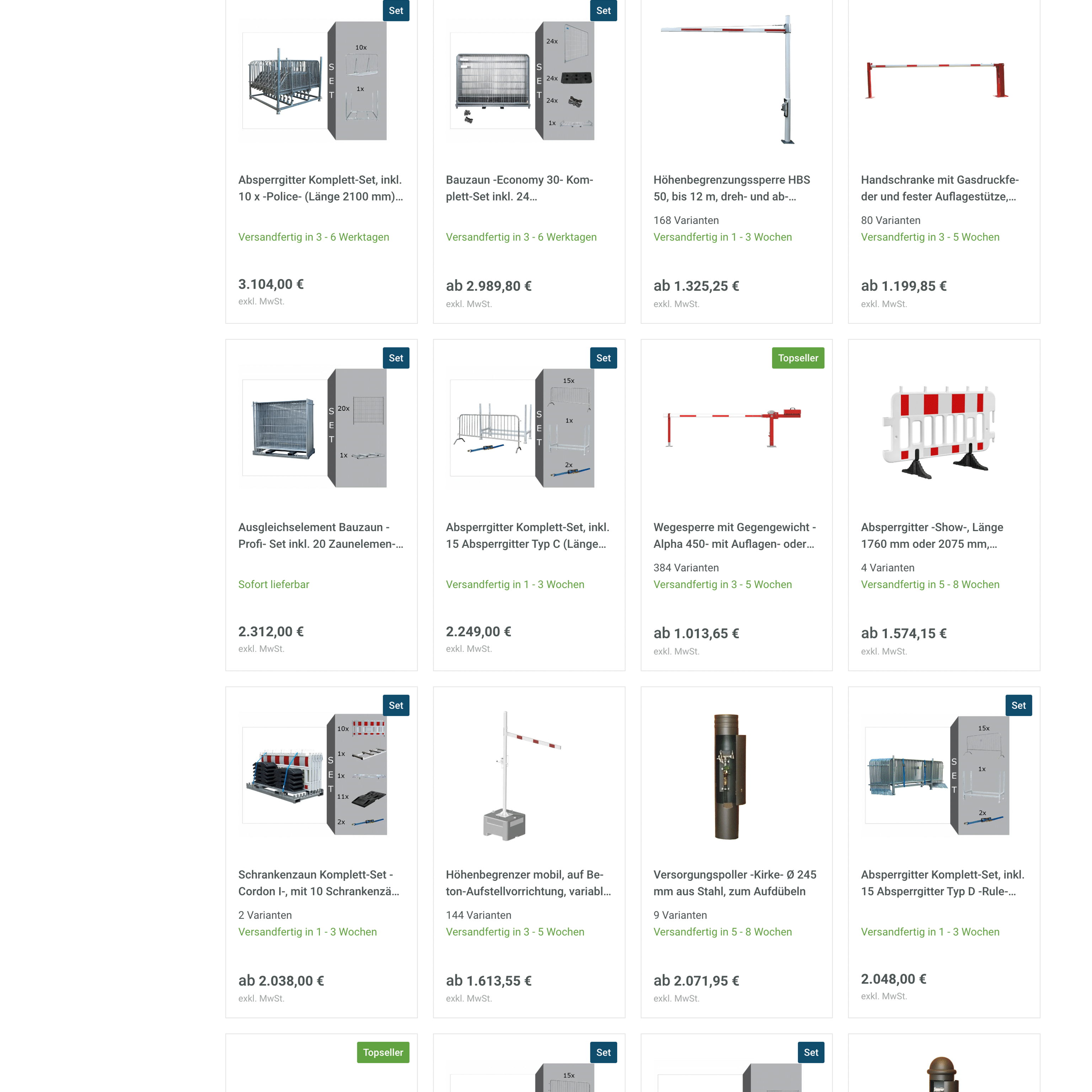Product listing (Desktop) Product listing (Desktop)