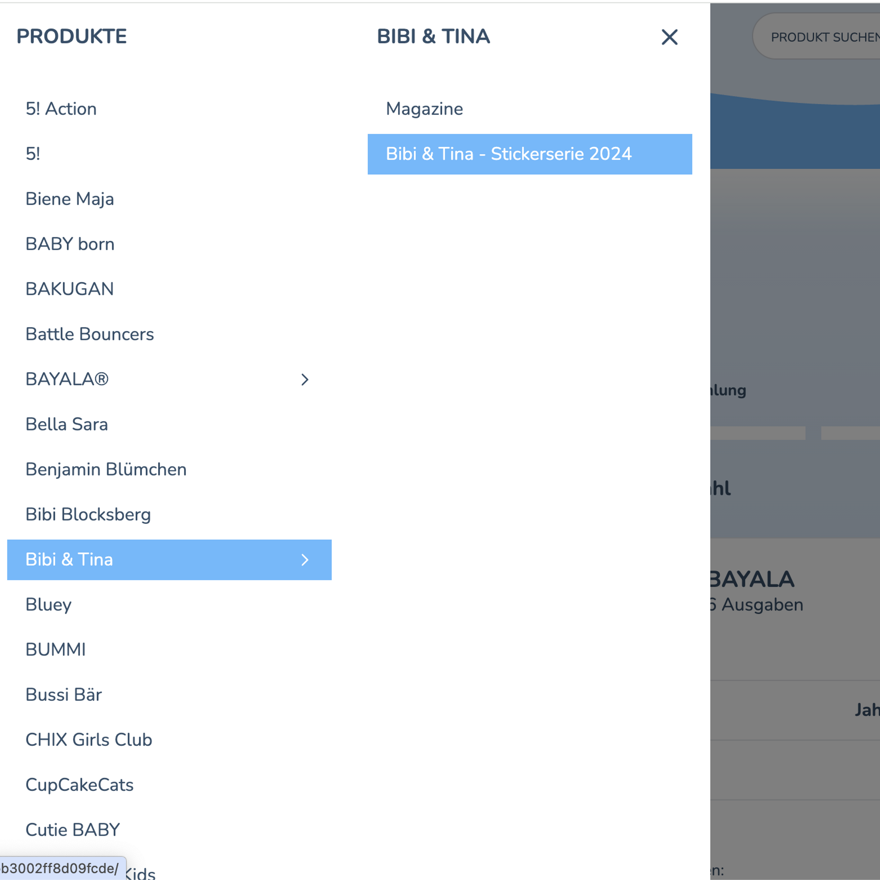 Nachher – Desktop Navigation Nachher – Desktop Navigation