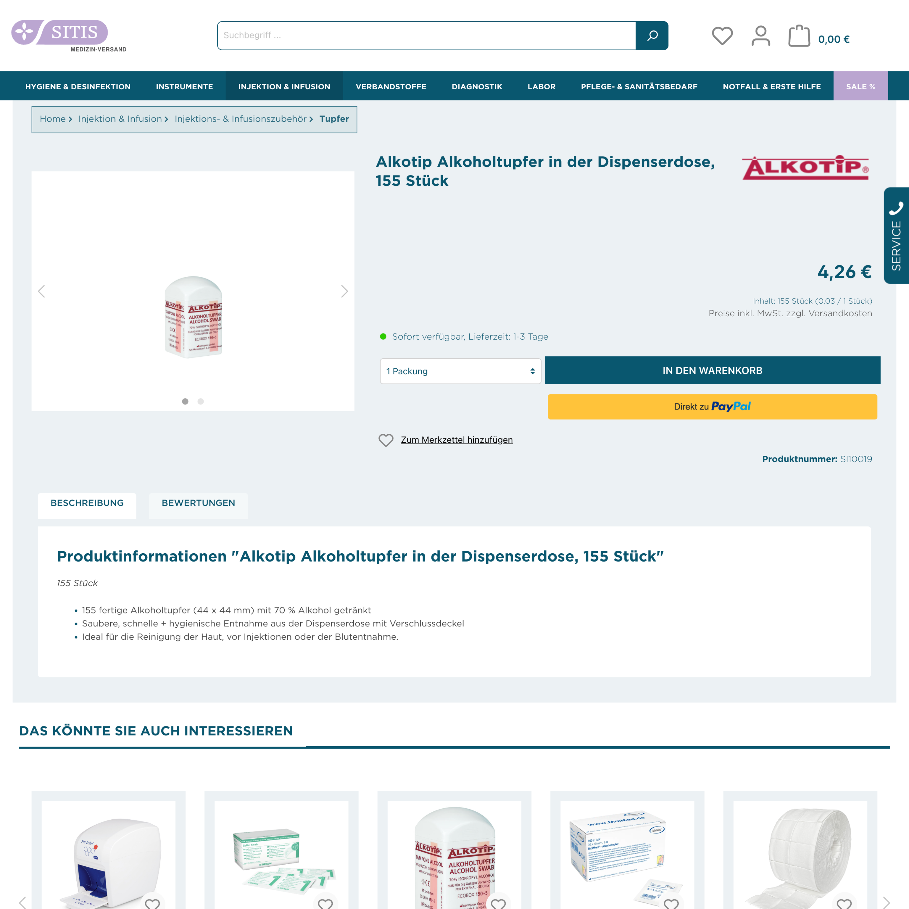 Alte Produktdetailseite Alte Produktdetailseite