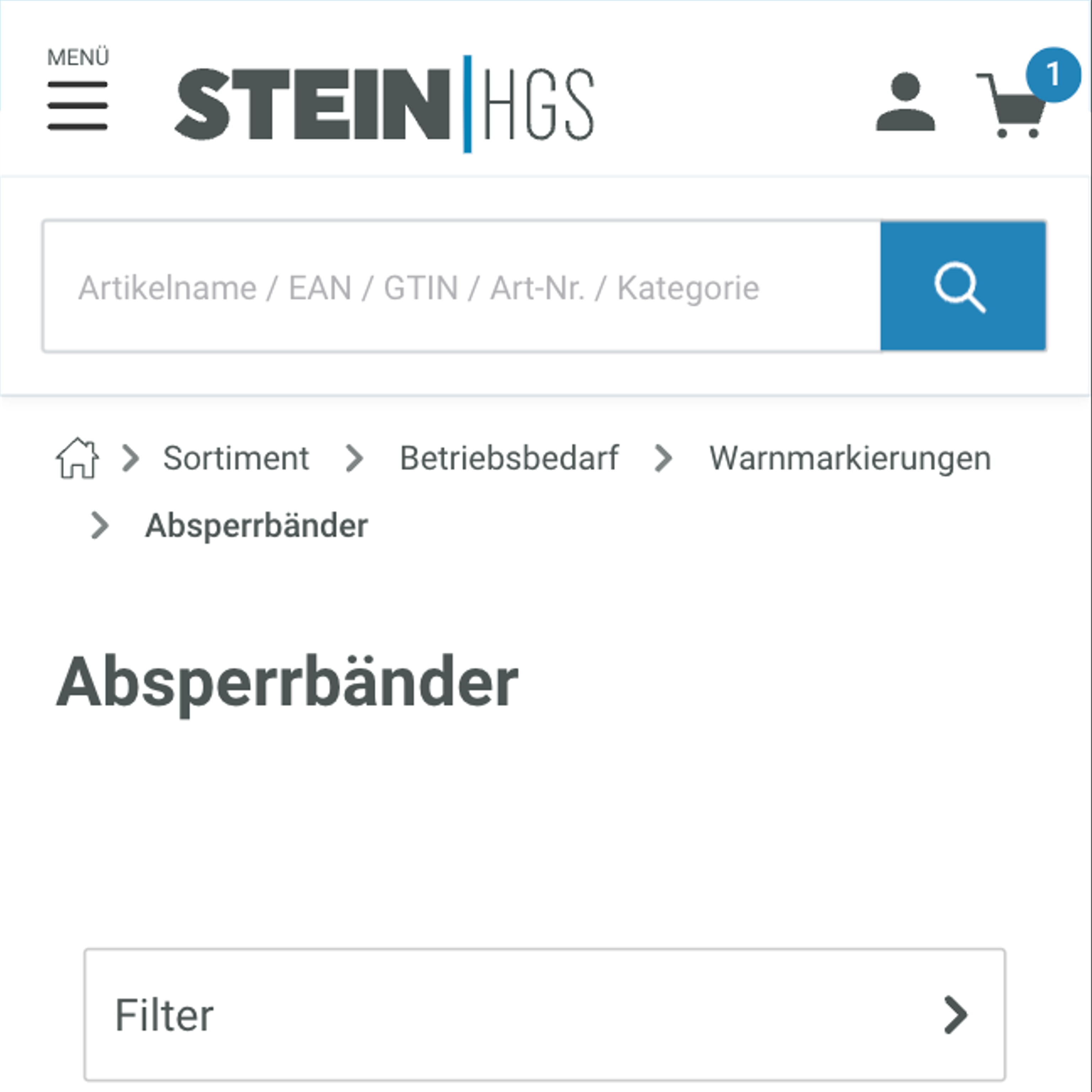 Produktlisting (Mobil) Produktlisting (Mobil)