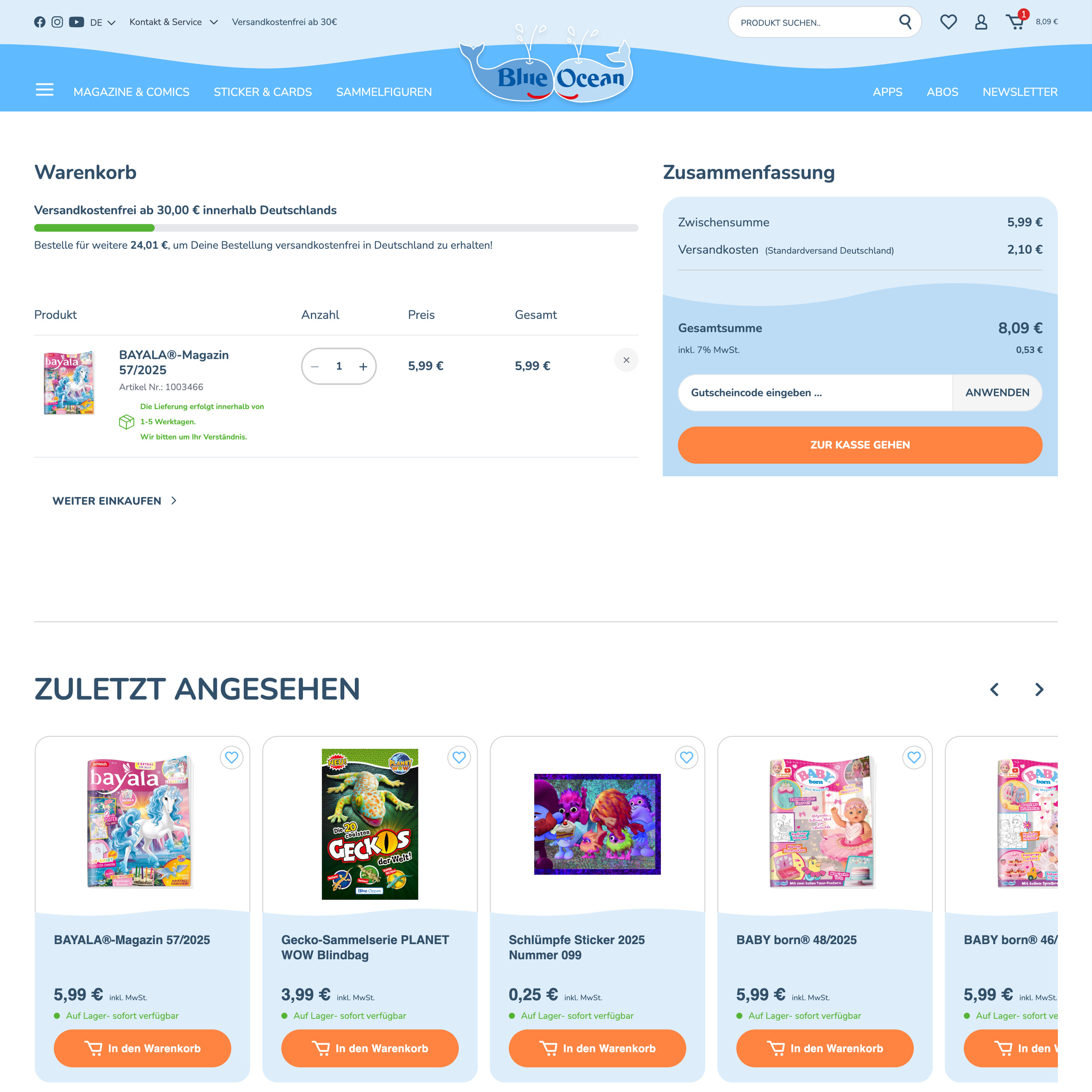 After β desktop cart After β desktop cart