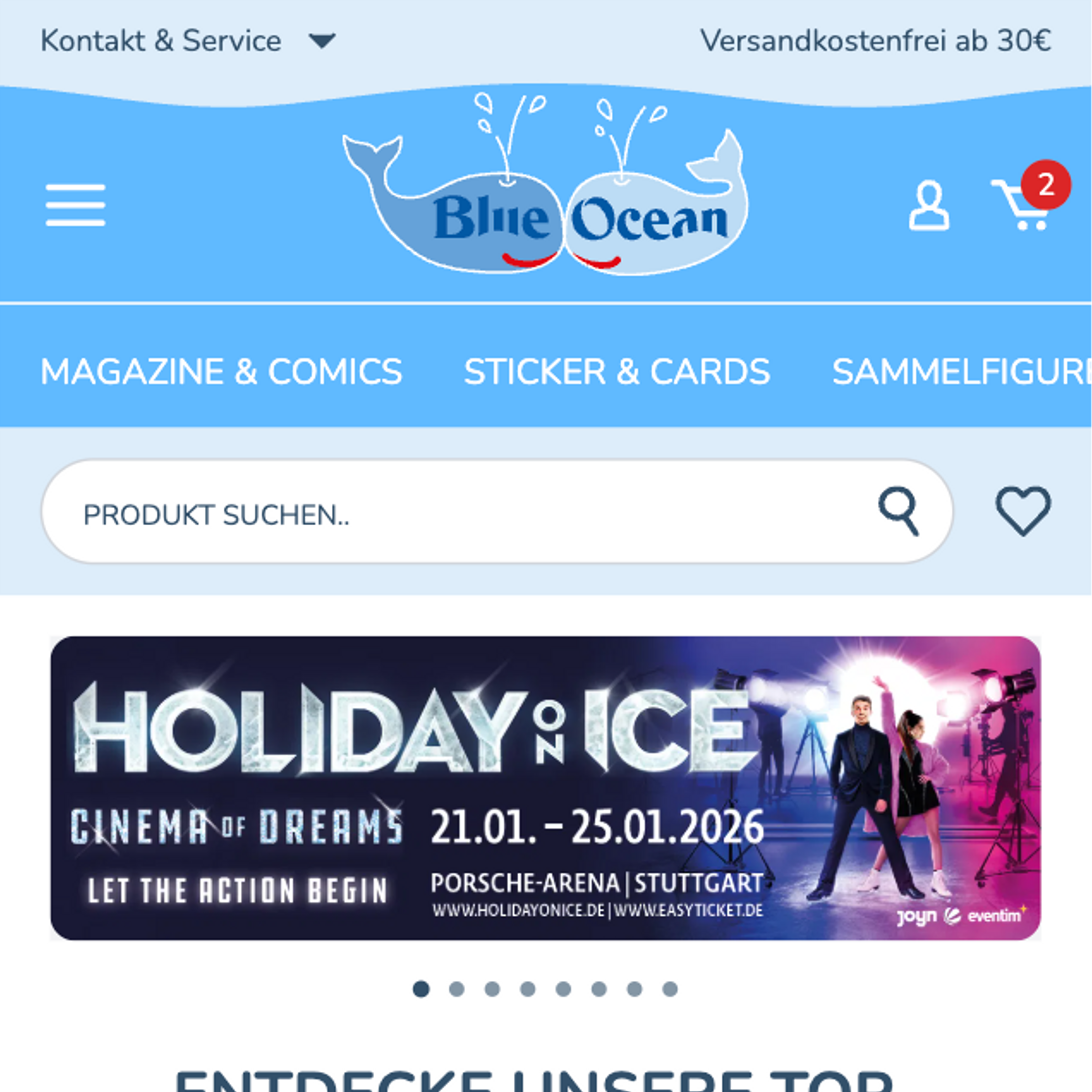 After β mobile homepage After β mobile homepage