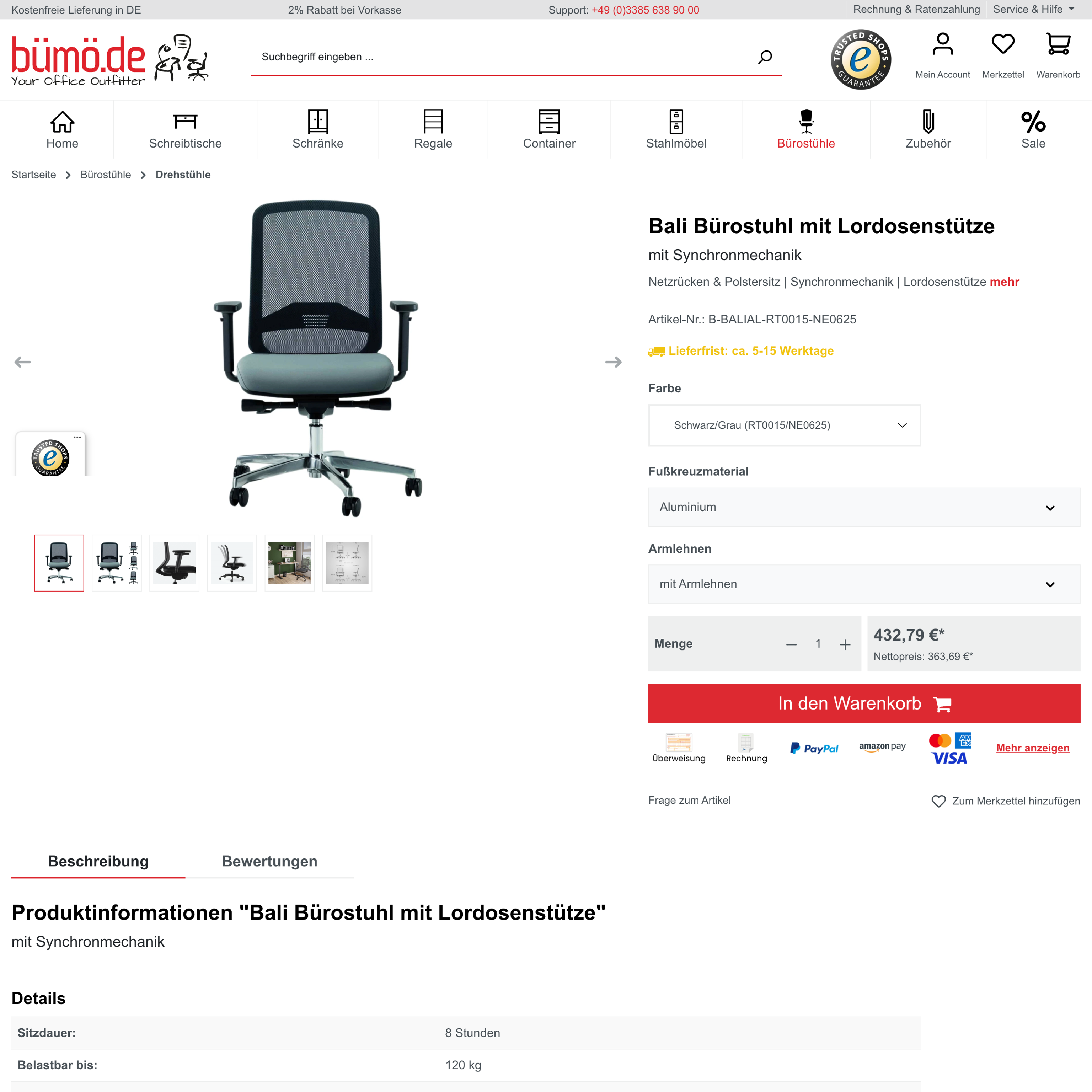 New product detail page New product detail page