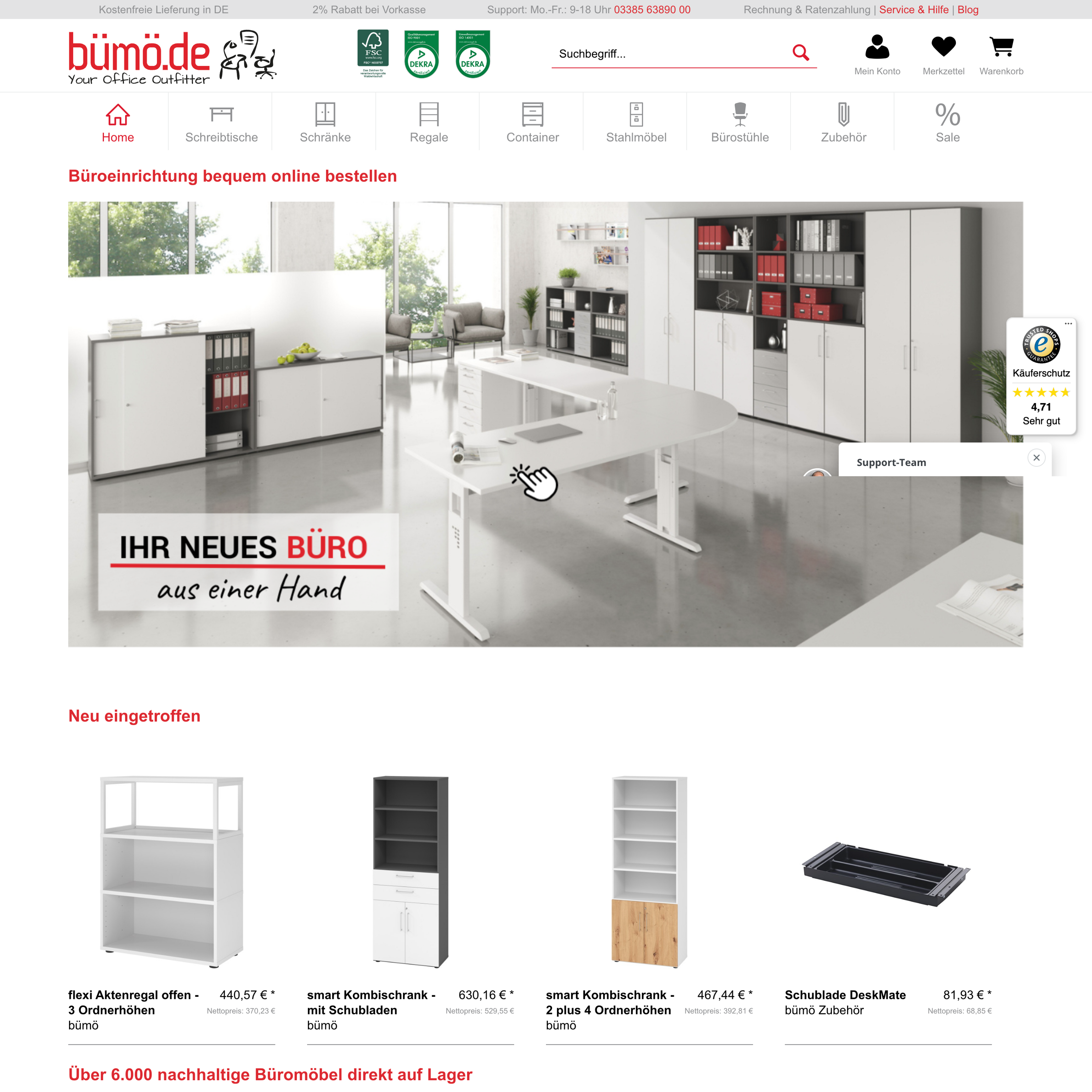 Old homepage Old homepage