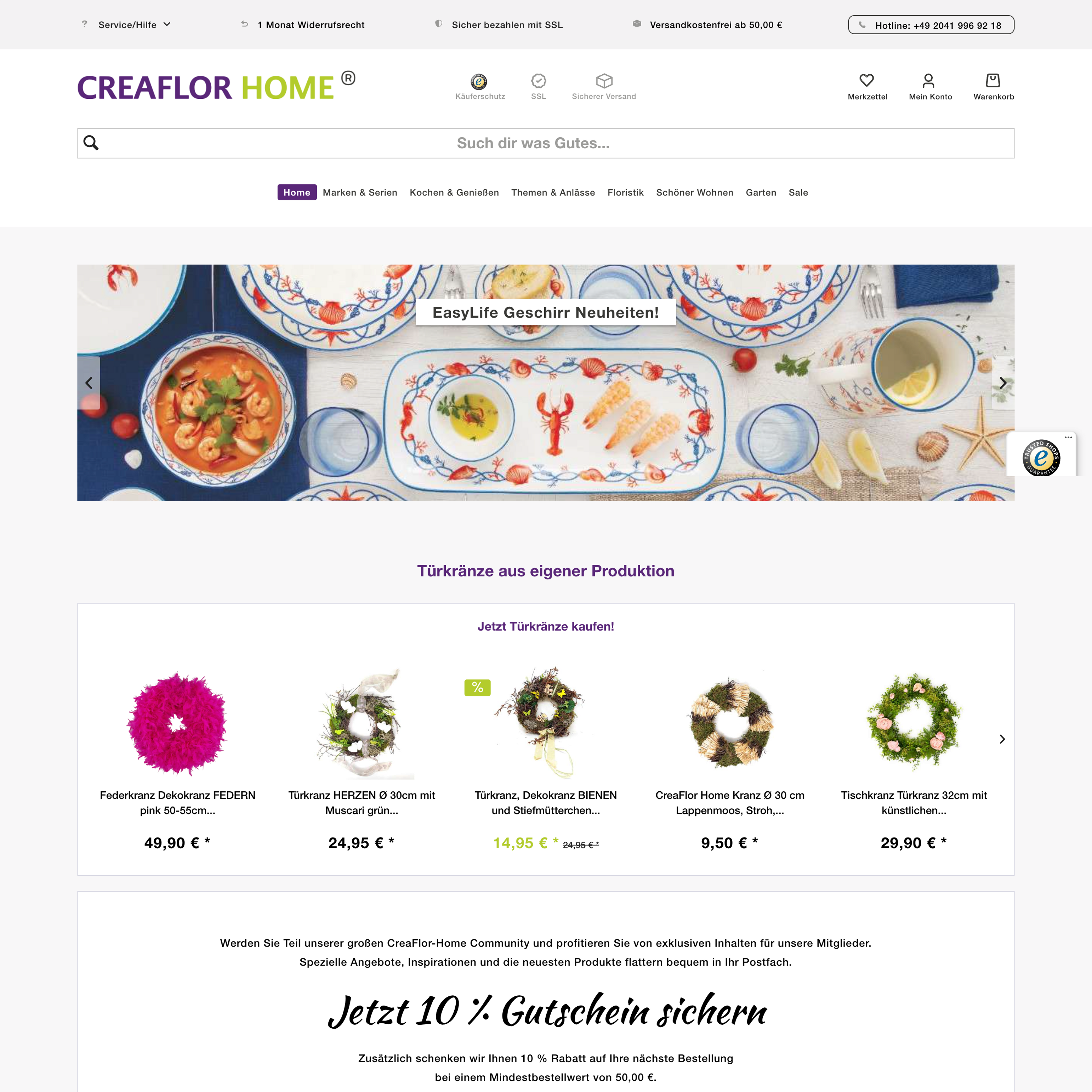 Old homepage created with Shopware 5 Old homepage created with Shopware 5