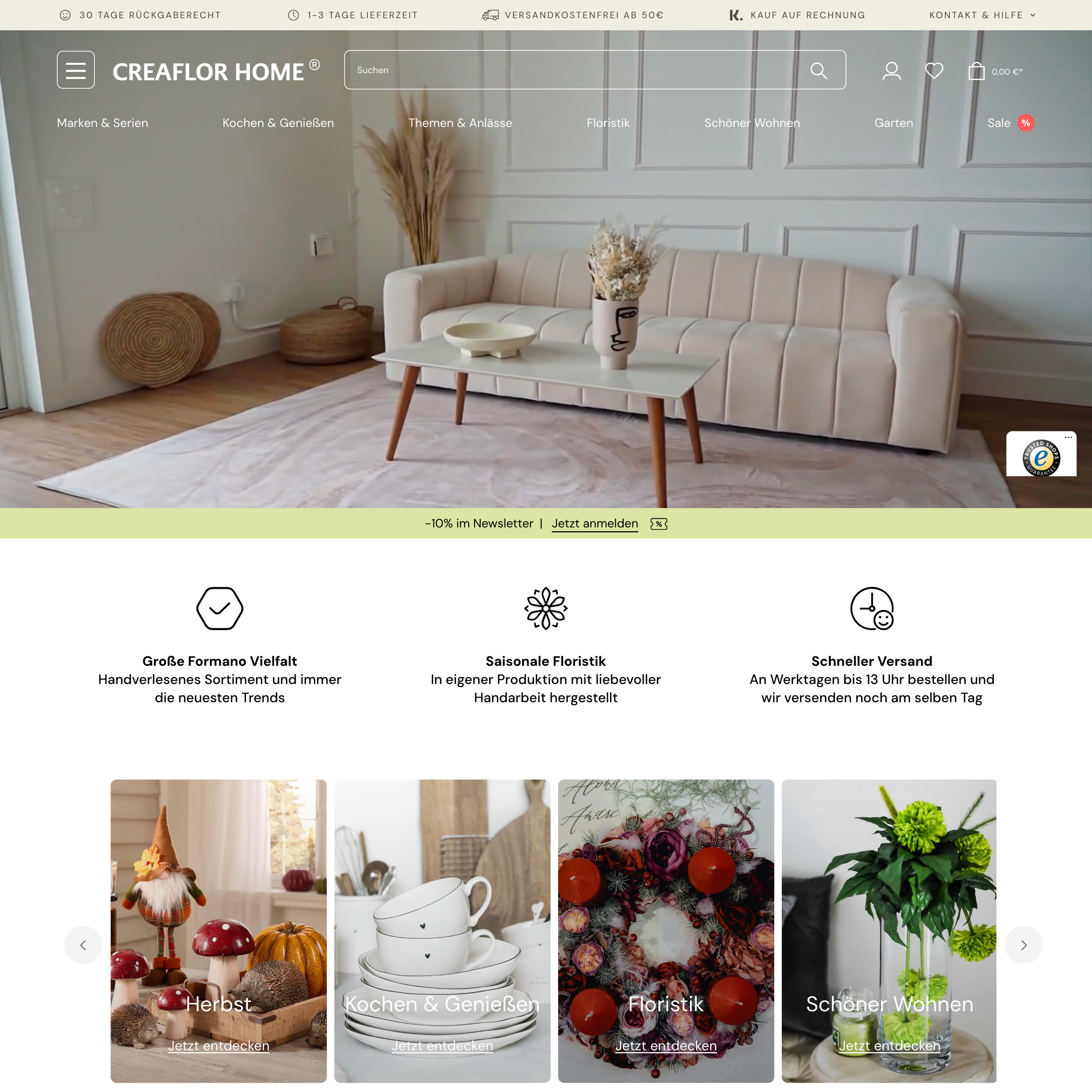 New homepage created with Shopware 6 New homepage created with Shopware 6