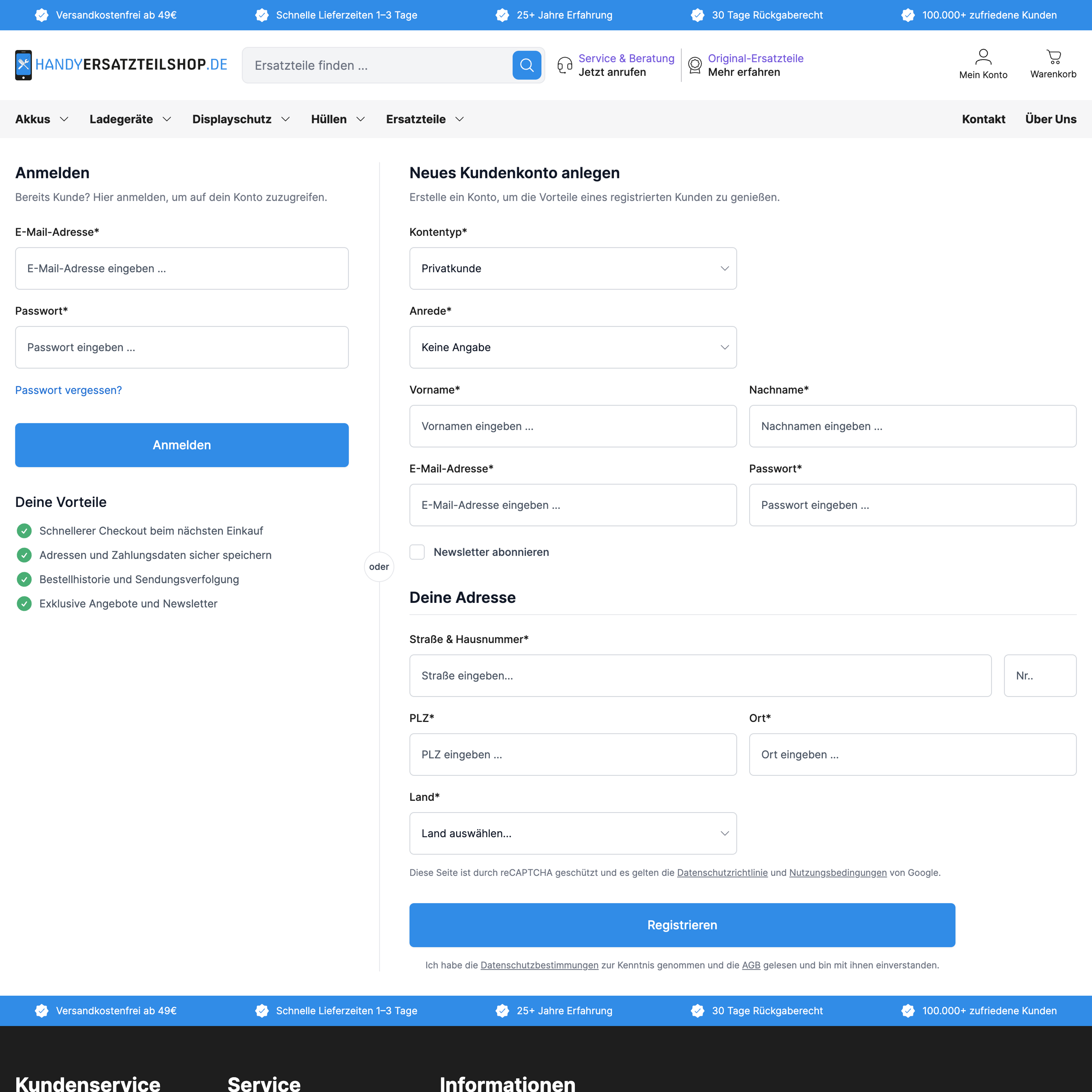 After – account registration After – account registration