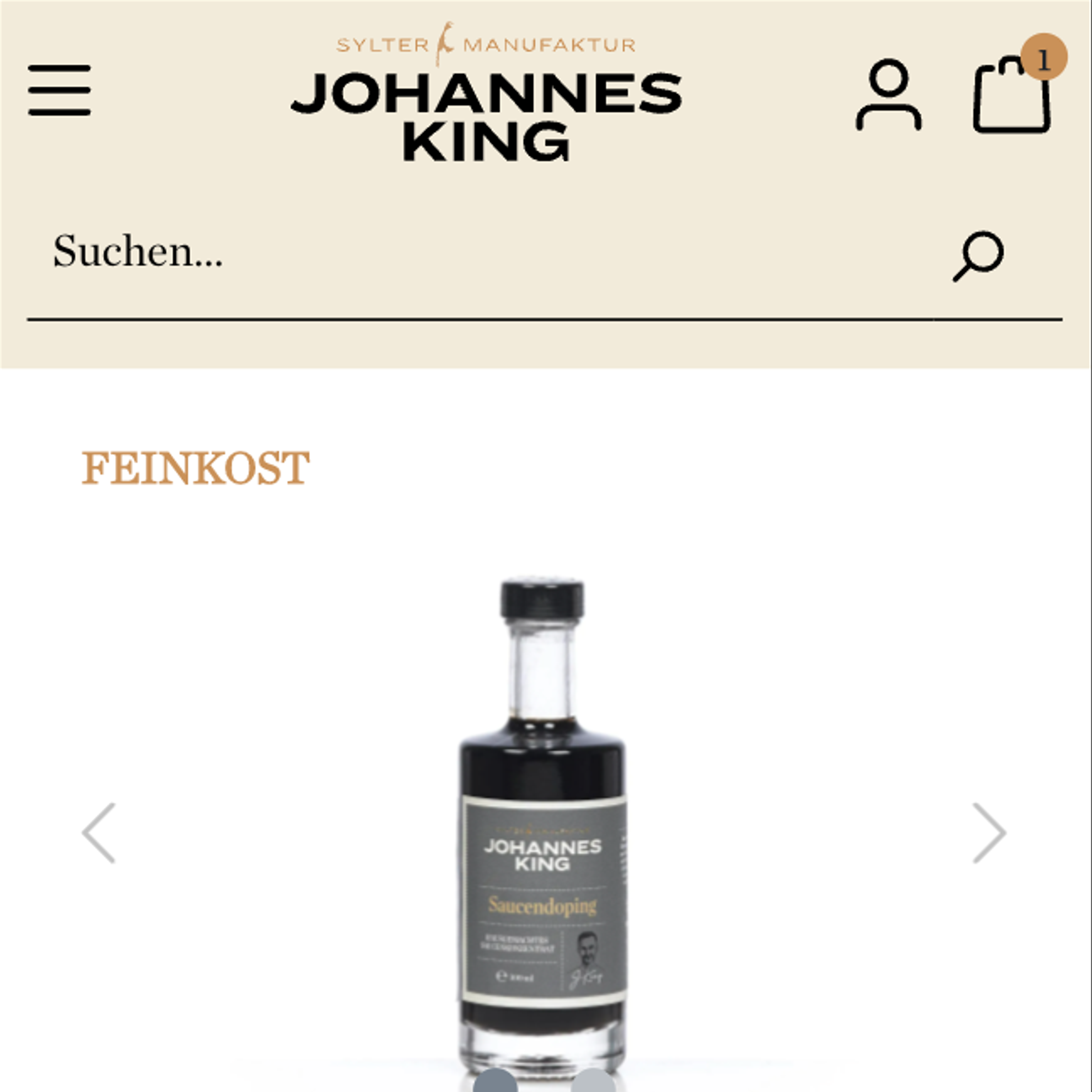 Product detail page (Mobile) Product detail page (Mobile)