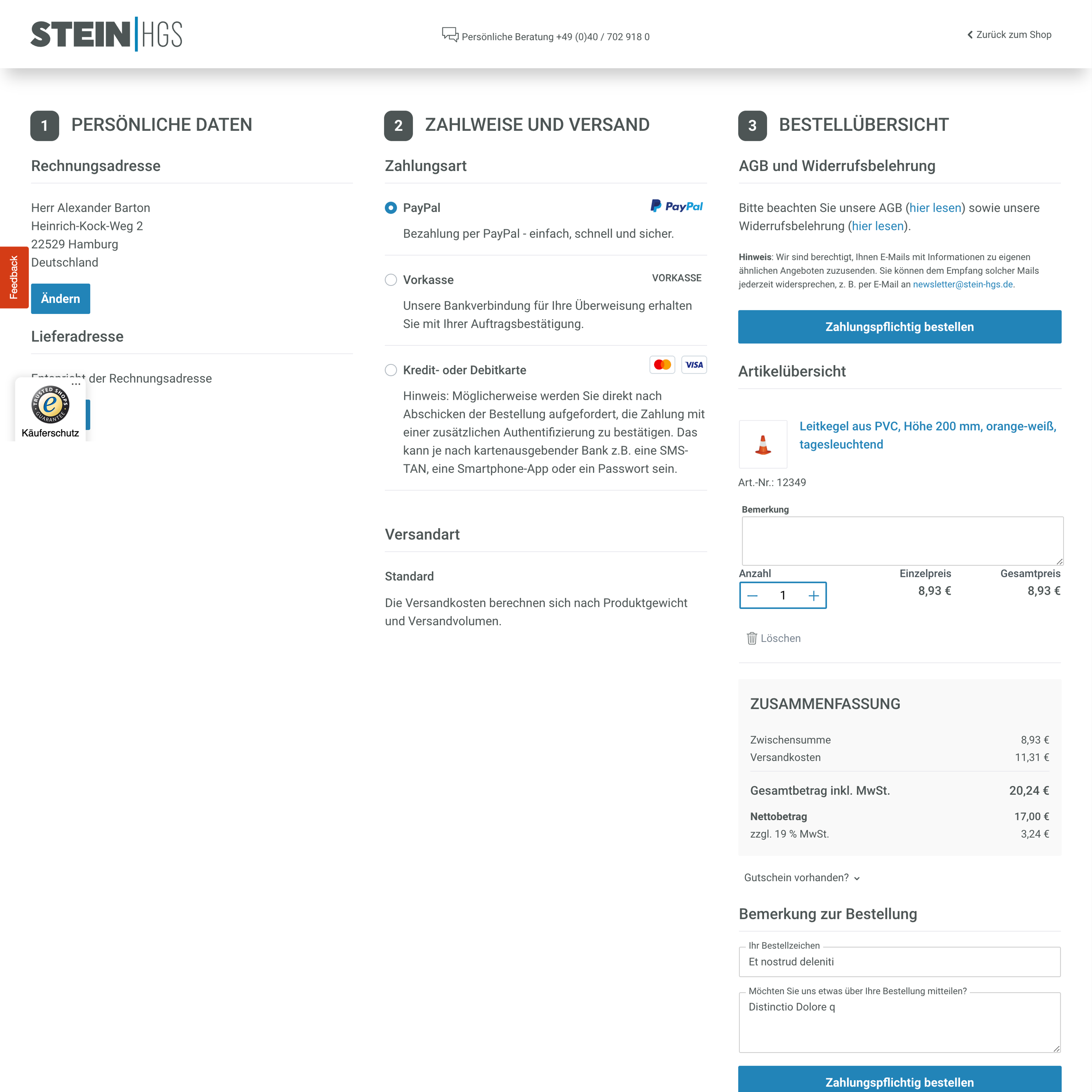 Checkout (Desktop) Checkout (Desktop)