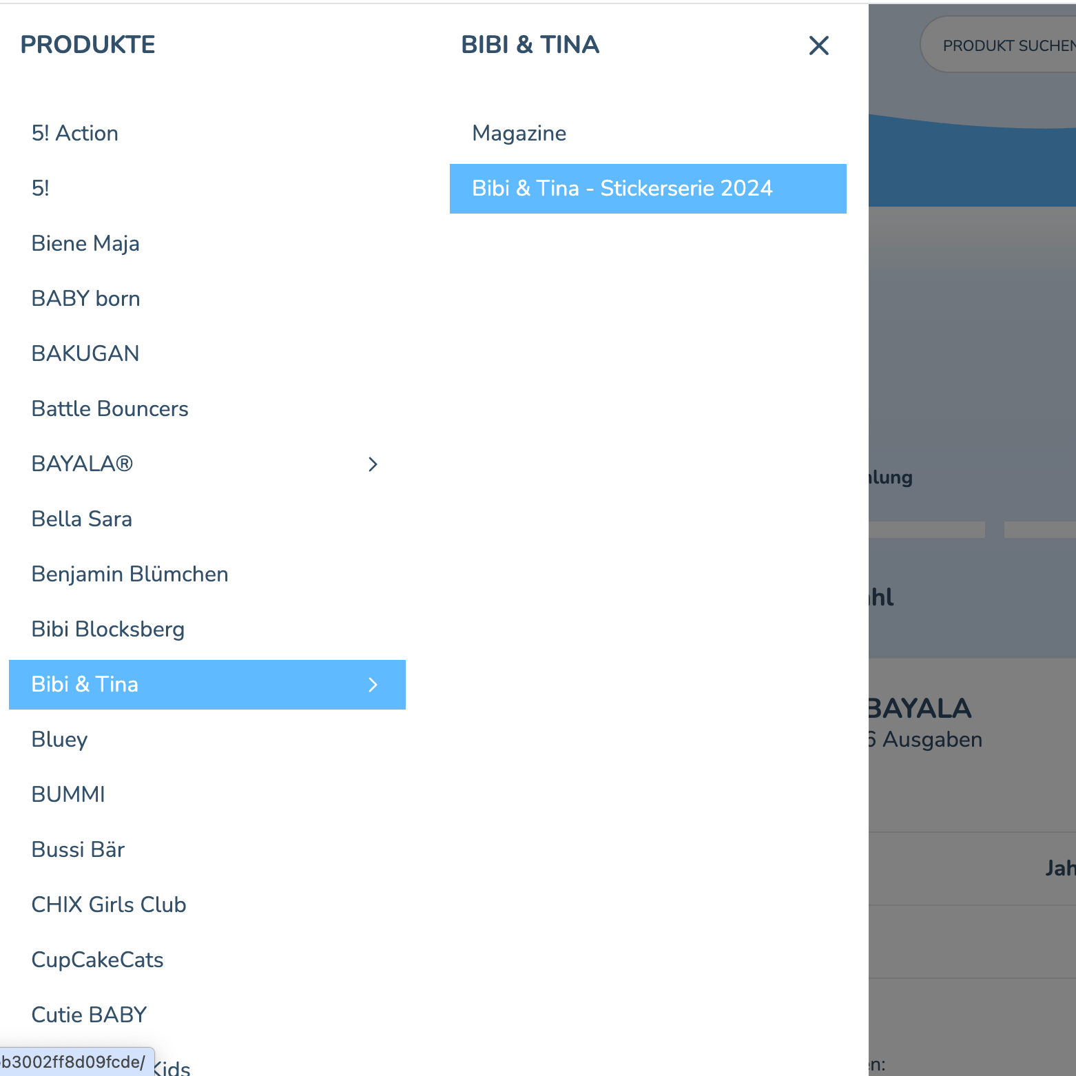 Nachher – Desktop Navigation