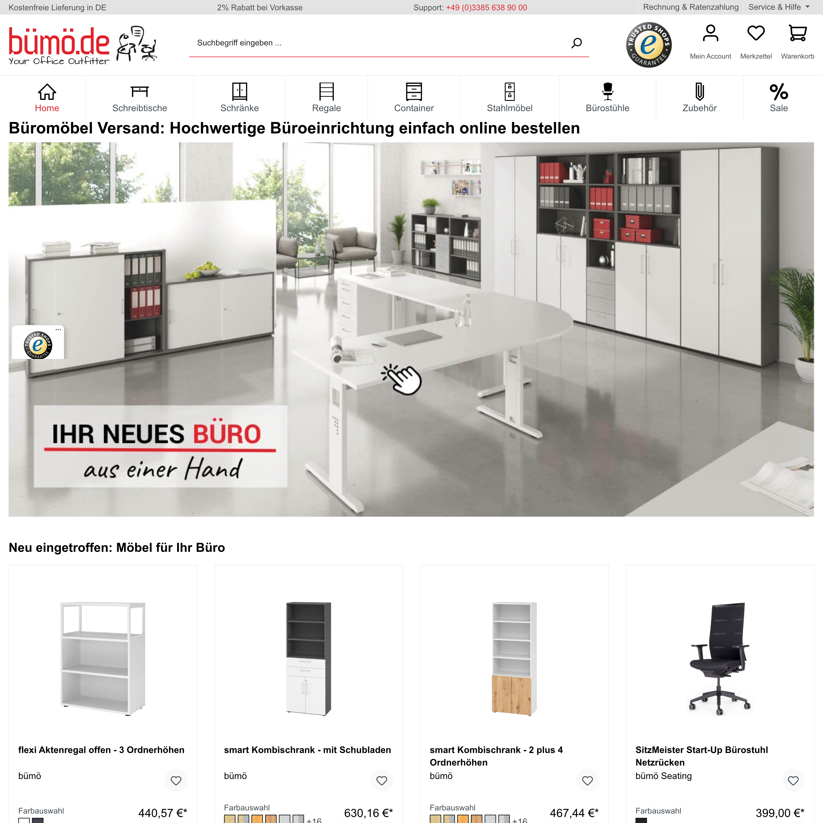 Neue Startseite