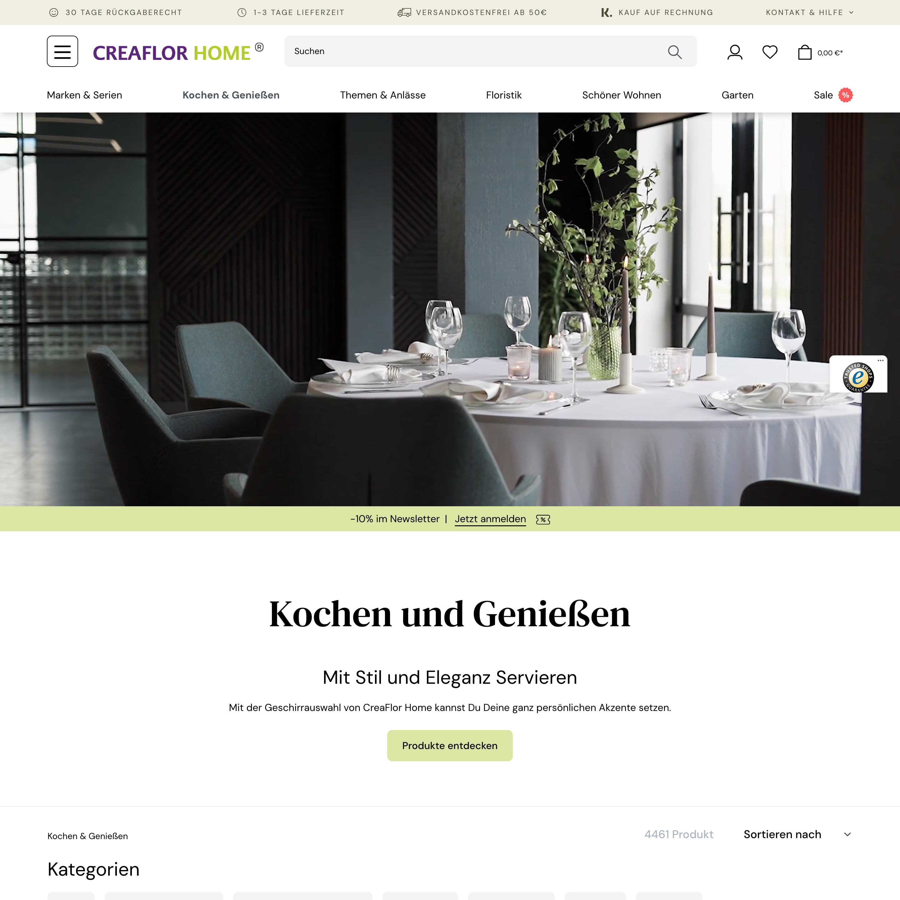 Neue Kategorieseite erstellt mit Shopware 6