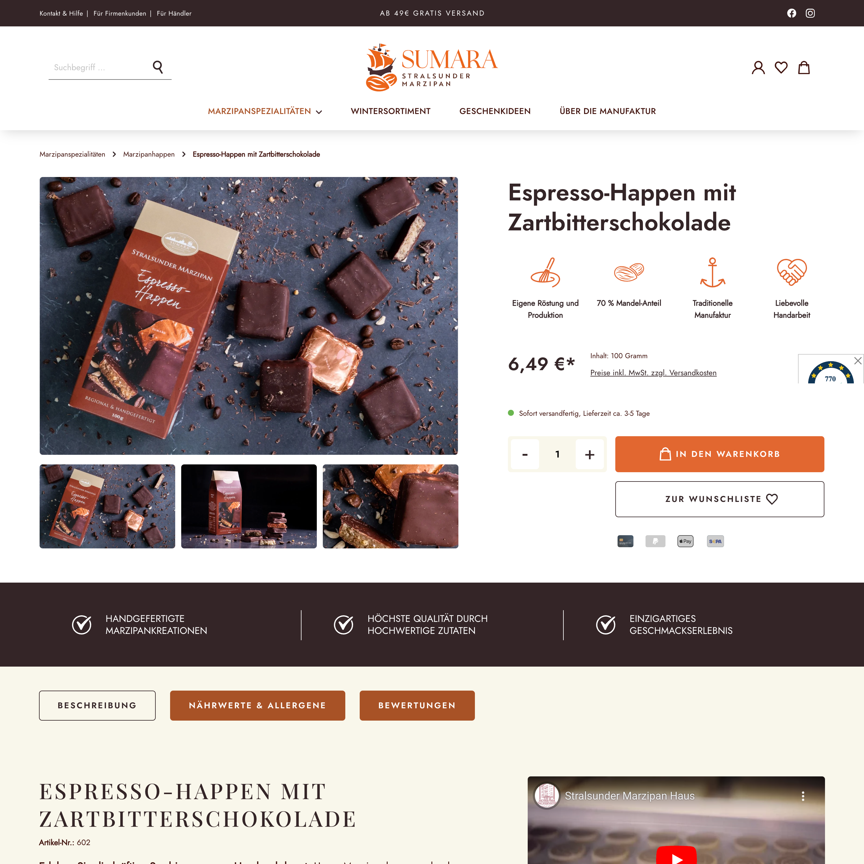 Produktdetailseite (Neu)