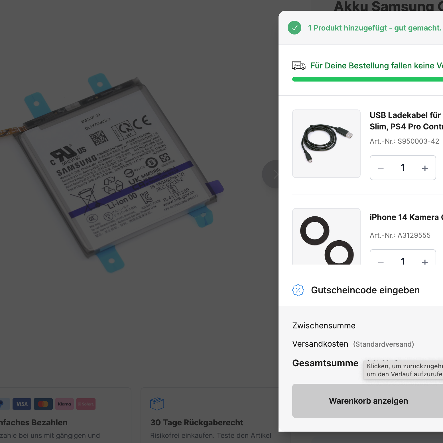 After – Offcanvas Cart After – Offcanvas Cart