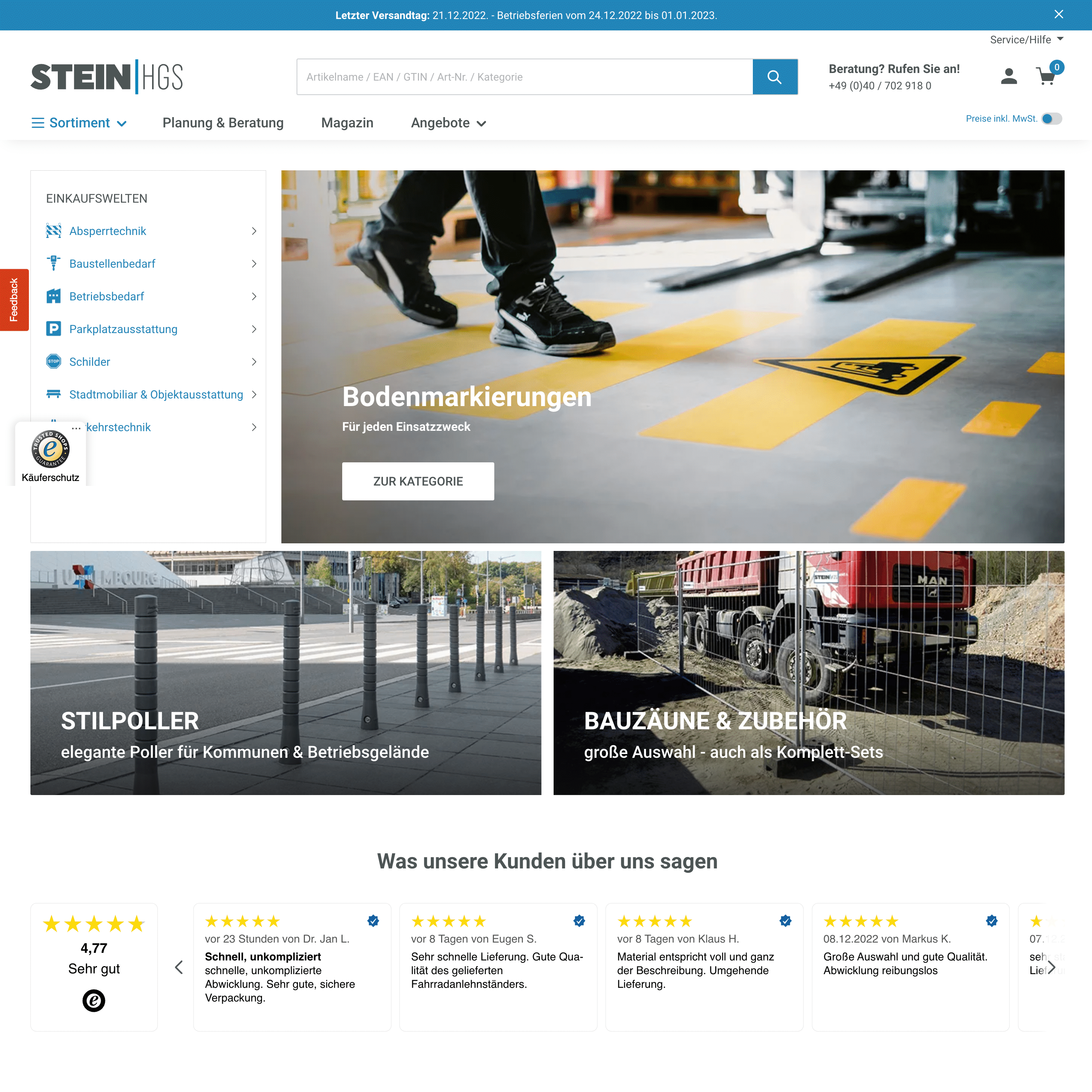 Homepage (Desktop)