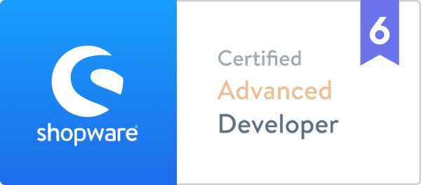Shopware Developer Advanced certificate Shopware Developer Advanced certificate