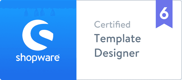 Shopware Template Designer certificate Shopware Template Designer certificate
