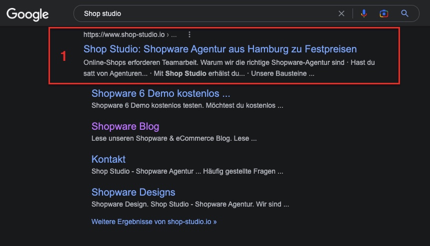 Erfolgreiches SEO ist für bestimmte Keywords auf dem ersten Platz in der Suchmaschine zu landen.
